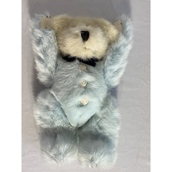 Boyds Bears Plush Blue & Cream GWINTON The Archived Collection Retired Poseable - Picture 2 of 5